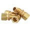Everflow 1/4" O.D. COMP x 1/8" MIP Reducing Adapter Pipe Fitting, Lead Free Brass C68R-1418-NL - alternate 2
